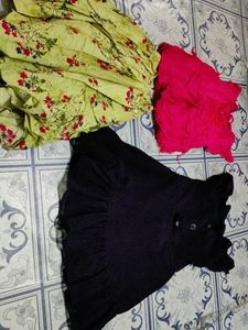 Skirt Top And Frock