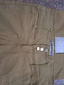 Brown Stretchable Jeans / No Flaws / used only onc