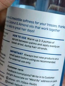 Plum Coconut Nutri-Shine Hair Serum