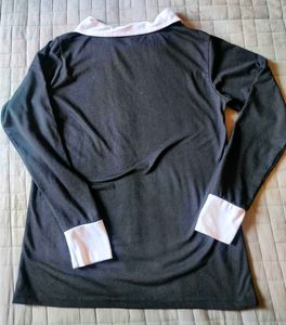 Stylish Black Long Sleeve Top
