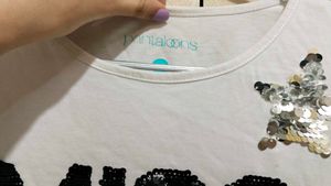 Pantaloons Sequin Star T-Shirt