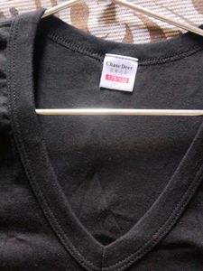 Black V-Neck T-Shirt (Unisex)