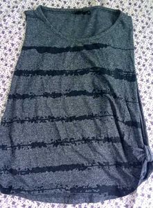 Gray Striped Tank Top