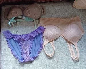 Lace Trimmed Bikini Set