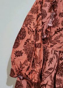 Full Sleeve Short Dress For Girls