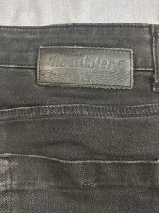 Faded black jeans