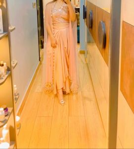 Beautiful choli with layer dhoti & shrug