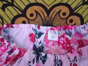 Floral Off-Shoulder Co-ord Set