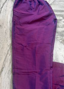 Elegant Purple Embroidered Kurta Set