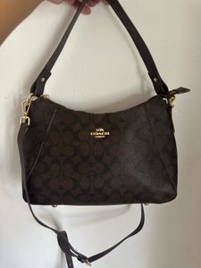 Inspired COACH signature coated canvas  bag