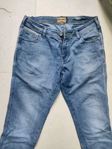 BRANDED WRANGLER BLUE DENIM JEANS