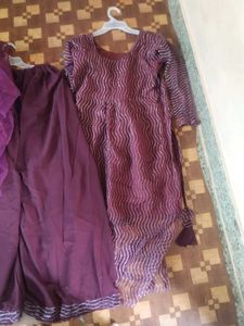 Beautiful Heavy Look Kurti With Plazo ❣️
