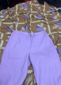 Lilac Wide Leg Pants