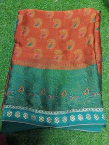 Designer Paisley Print Saree