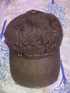 Brown "New York" Baseball Cap