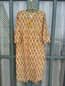 women's Cotton Printed Kurta