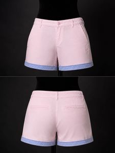 korean light pank casual shorts