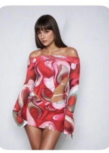 SALE❗️Y2K Cherry Swirl Co-ord Set