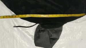 Black Hooded suede Jacket