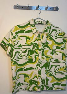 Patterned Short Sleeve Shirt
