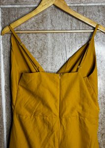 🐝(⚡️ON SALE)💛Mustard Yellow Mini Dress