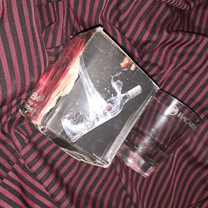 Vintage Bacardi Glass with Box