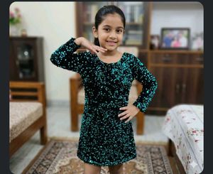 Sparkly Sequined Black Dress