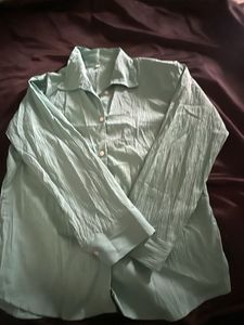 ocean teal formal shirt