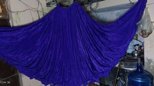 Purple Silk Lahanga Choli With Dupatta Set