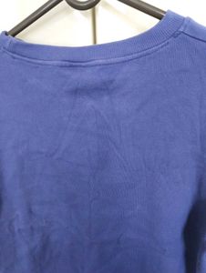 Casual Blue Half Sleeve T-Shirt