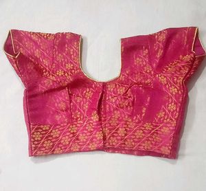 New Elegant Pink Readymade Blouse