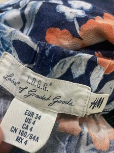 H&amp;M Viscose Floral Print Lounge Pants