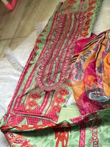 Unstitched Pakistani cotton lawn