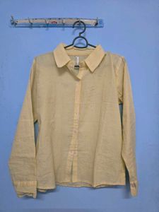 Casual Striped Button-Up Shirt
