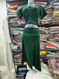 Stylish Emerald Green western set