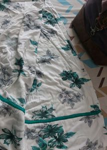 Chic Floral Print Kurta set