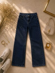 Dark Wash Wide Leg Jeans