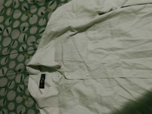 Men's White Casual Shirt