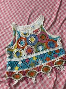 Boho Crochet Crop Top