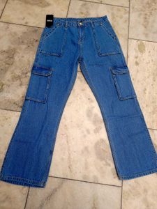 new Blue Cargo Jeans