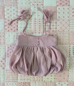 Cute Pink Bubble Romper