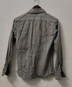Striped Long Sleeve Button-Up Shirt
