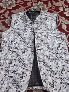 Men's Printed Nehru Jacket