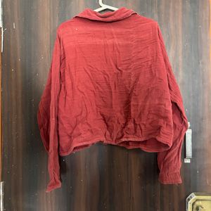 Linen Button-Up Shirt