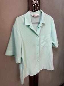 Mint Green Button-Up shirt