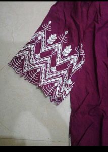 Embroidered Kurta Pant Set