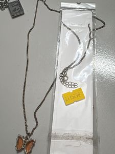 Butterfly Pendant Necklaces set
