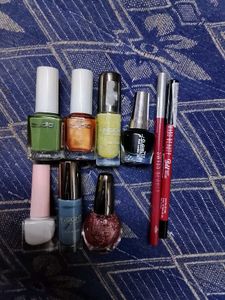 Nail polish lip liner combo