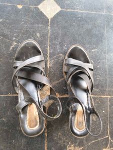 Black Strappy Sandals
