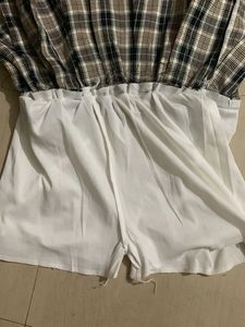 Plaid Pleated Skirt